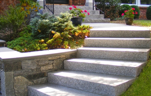 Outdoor Granite Steps