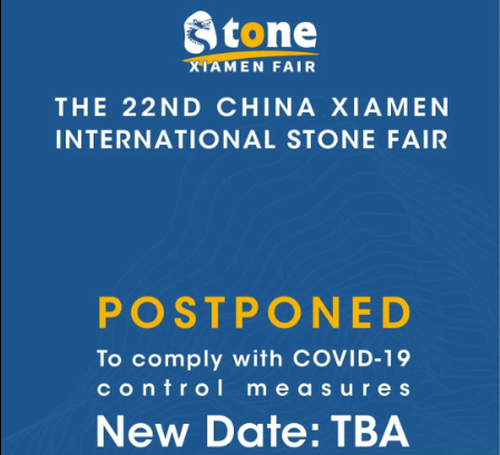 Xiamen International Stone Fair 2022 Postponed Again