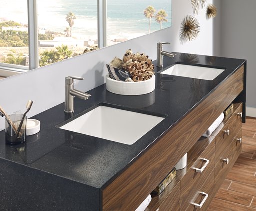 Portoro Quartz Vanity