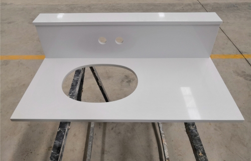 Morning Frost Quartz Vanity