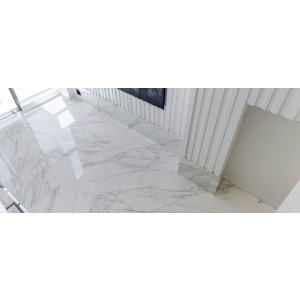 Calacatta White Marble Floor