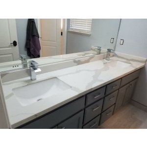 Calacatta Extra Quartz Vanity