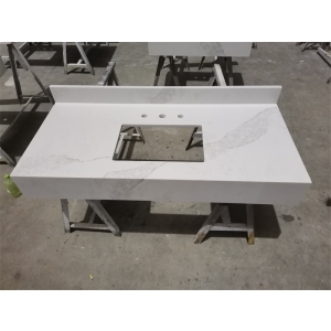 Statuario Maximus Quartz Vanity
