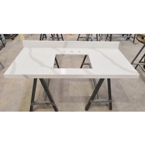 Calacatta Laza Quartz Vanity