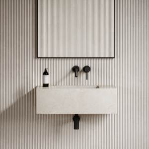 Crema Marfil Ivory Quartz Vanity